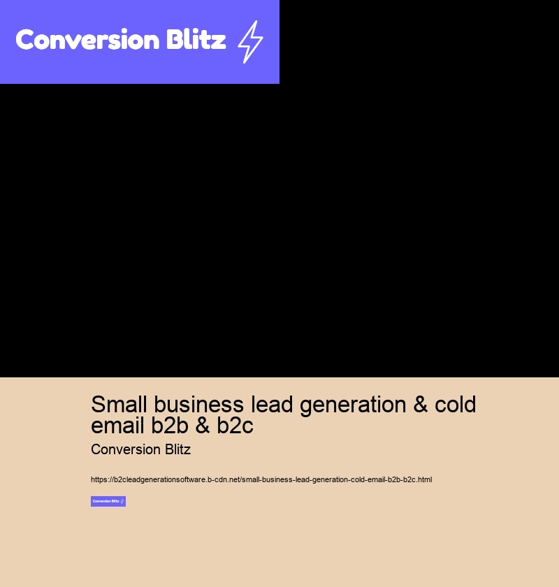 small business lead generation & cold email b2b & b2c Conversion Blitz small business lead generation & cold email b2b & b2c